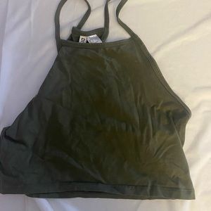 halter neck crop top